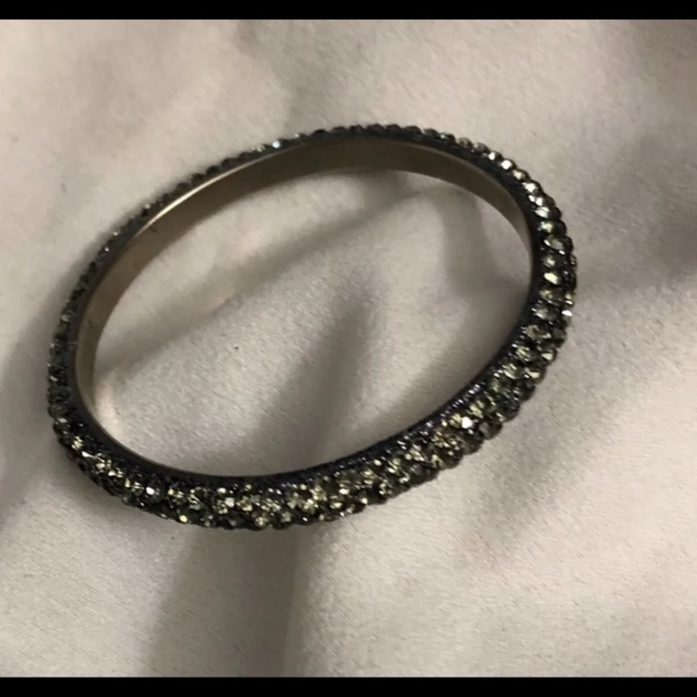 Matching Black Crystal Bangle & Rhinestone Choker - Picture 3 of 10